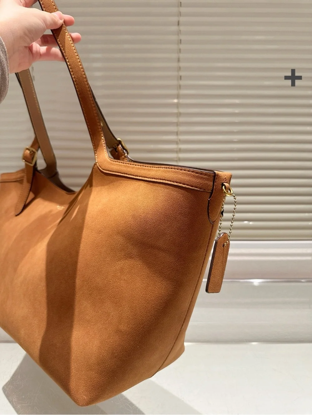 Coach elegant suede